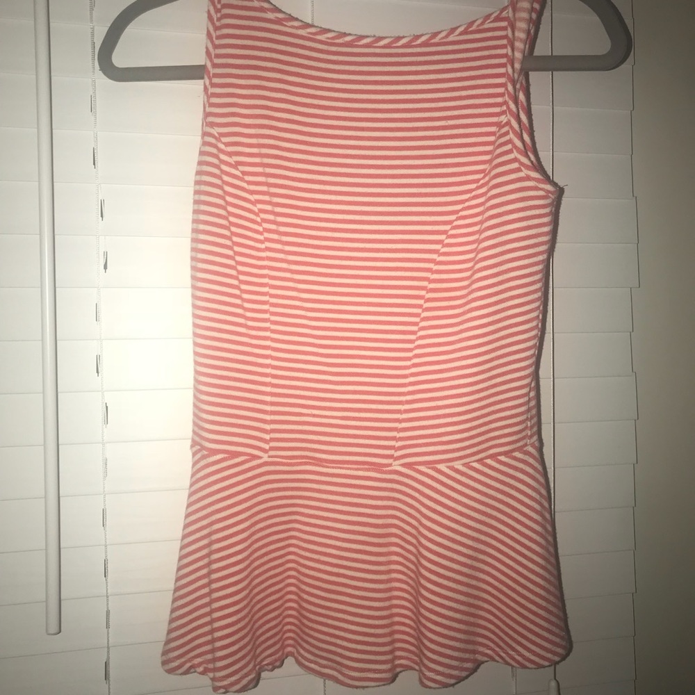 Tart peplum stripe blouse